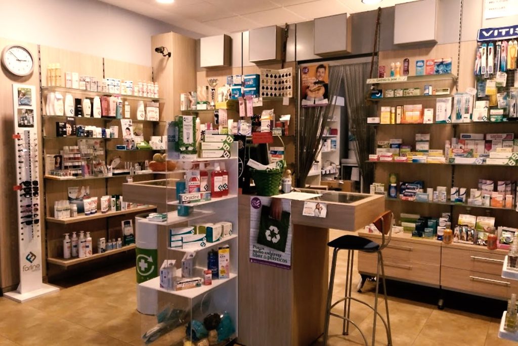 Interior de Farmacia Bejis Castellón